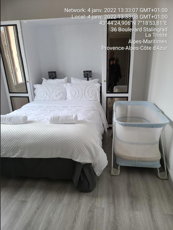 1 Chambre paisible à La Trinité proche de Nice et Monaco Exterior foto